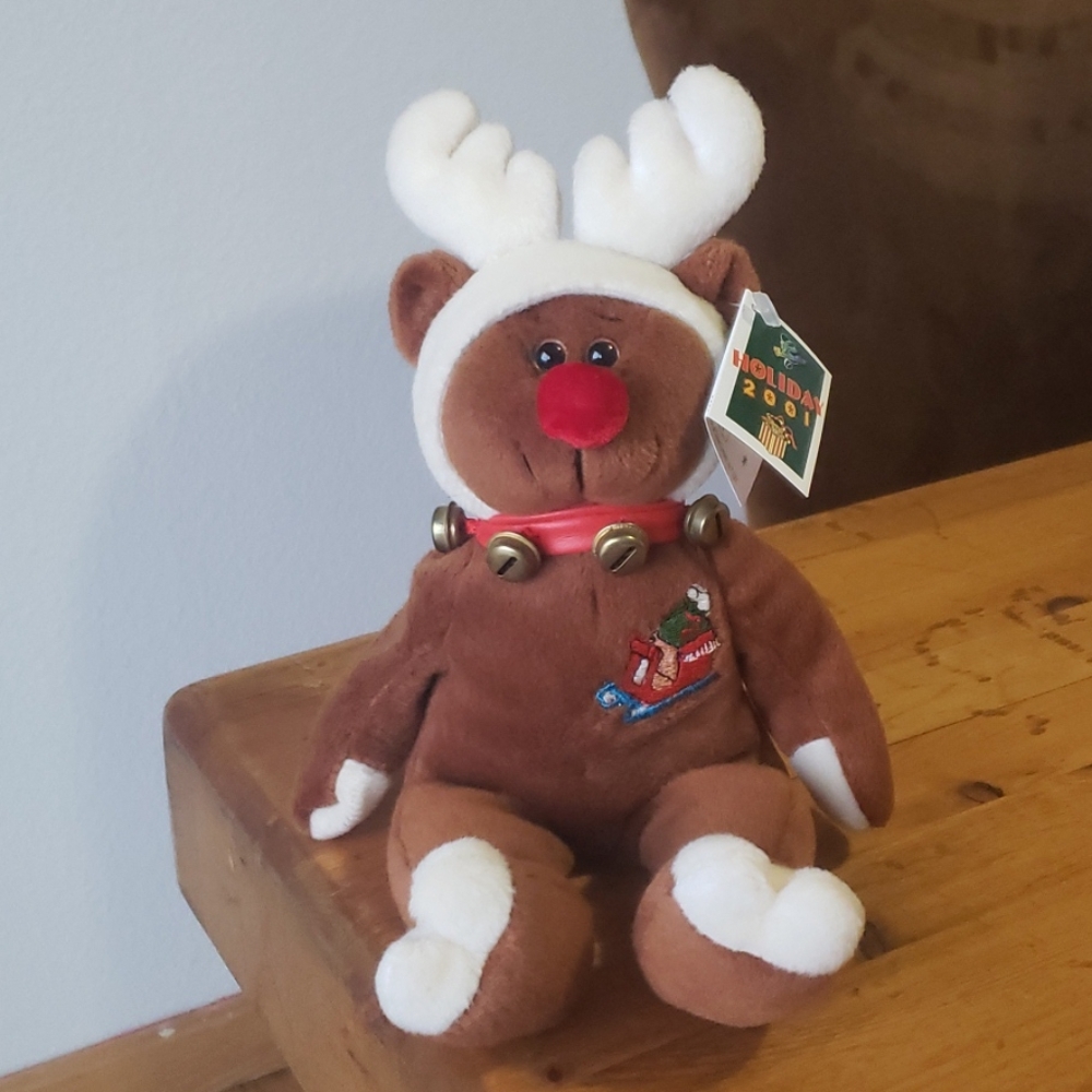 Collecticritters 11" Holiday Bear NWT 2001